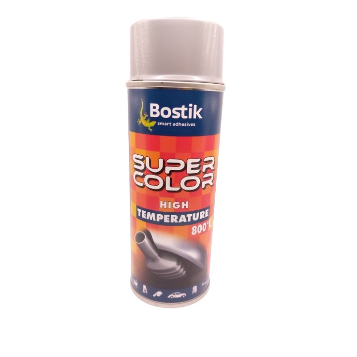 Spray SUPER color 400 ml high temperature aluminium