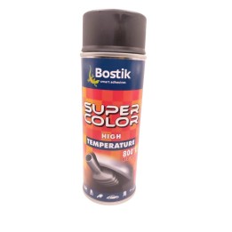 Spray SUPER color 400 ml high temperature czarny