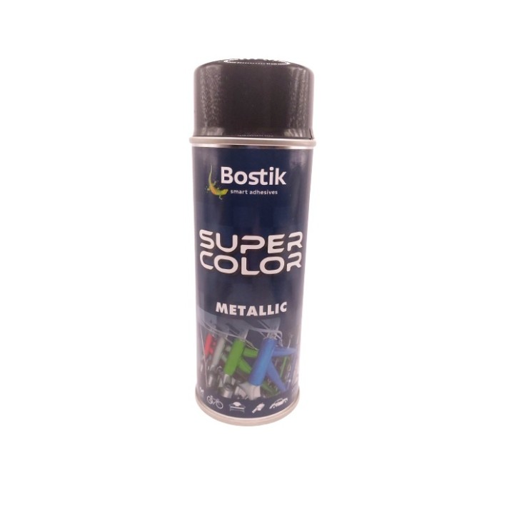 Spray SUPER color 400 ml metalic czarny