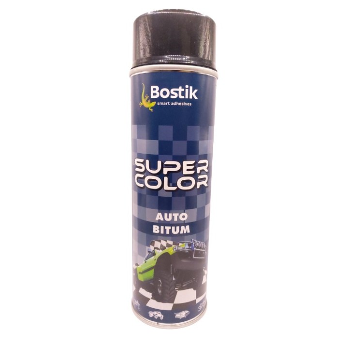 Spray SUPER color 500 ml auto bitum czarny mat
