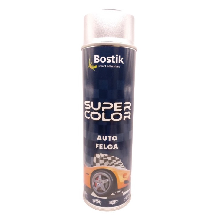 Spray SUPER color 500 ml auto felga srebrny