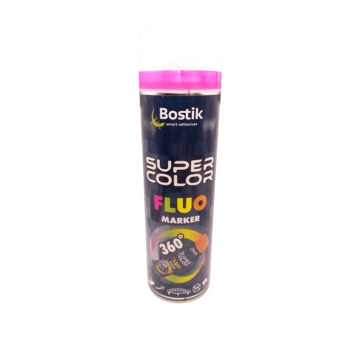 Spray SUPER color 500 ml fluomarker różowy