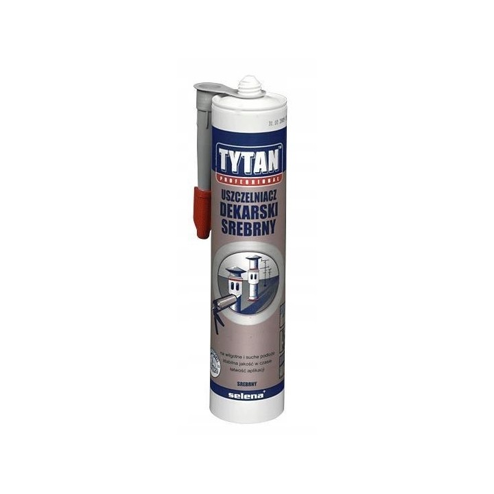 Uszczelniacz dekarski 310 ml TYTAN srebrny