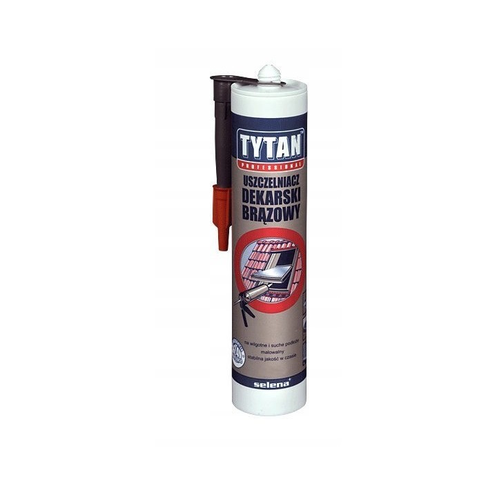 Uszczelniacz dekarski 310 ml TYTAN srebrny