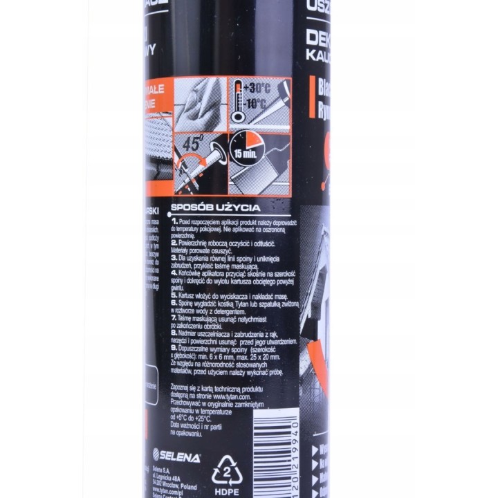 Uszczelniacz dekarski TYTAN 280 ml bezbarwny