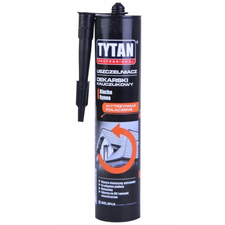 Uszczelniacz dekarski TYTAN 280 ml brązowy