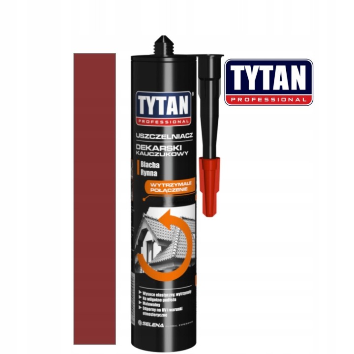 Uszczelniacz dekarski TYTAN 280 ml ceglany