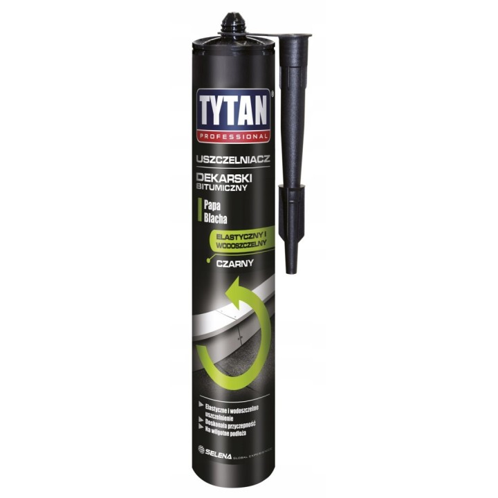 Uszczelniacz dekarski TYTAN 280 ml czarny