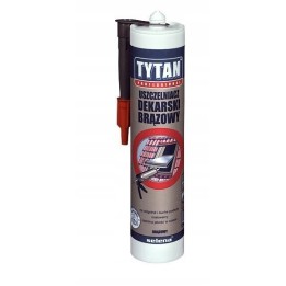 Uszczelniacz dekarski TYTAN 310 ml brązowy