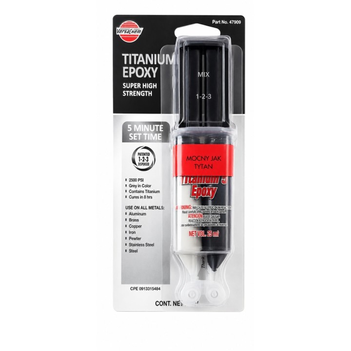 Versachem Titanium Epoxy 25 ml Klej Epoksydowy Do Metalu Tytan