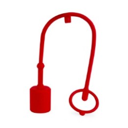 Zaślepka plastikowa grzybkowa 1" czerwona ISO/B wtyk M.IRB100 815000041