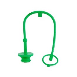 Zaślepka plastikowa grzybkowa 1/2" zielona ISO/A gniazdo F.BIR12 815004004