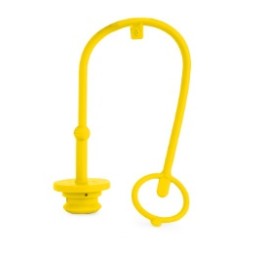 Zaślepka plastikowa grzybkowa 1/2" żółta ISO/A gniazdo F.BIR12 815001004
