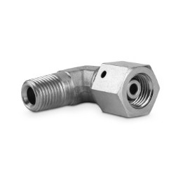 Złączka kolankowa z nakrętką obrotową 1/2” BSPT-1/2” BSP 4600-08