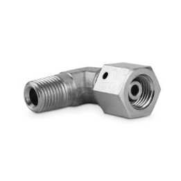 Złączka kolankowa z nakrętką obrotową 3/4” BSPT-3/4” BSP 4600-12