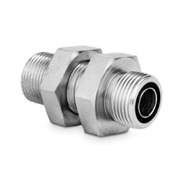 Złączka prosta grodziowa z przeciwnakrętką 11/16” ORFS-11/16” ORFS 401802