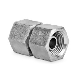 Złączka prosta z dwoma nakrętkami 1/2” BSP-1/2” BSP 2450-08-08