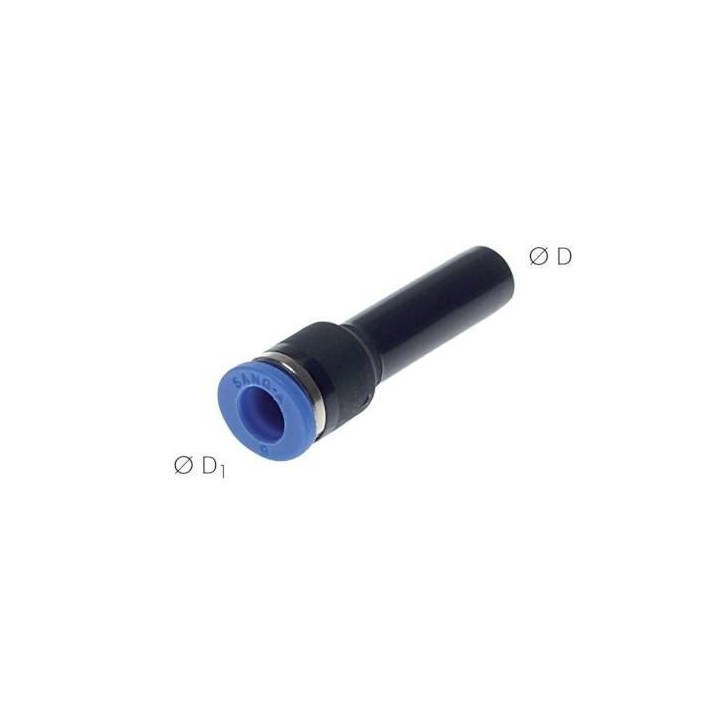 Złączka redukcyjna nypel wtykowa 10 mm wąż 6 mm