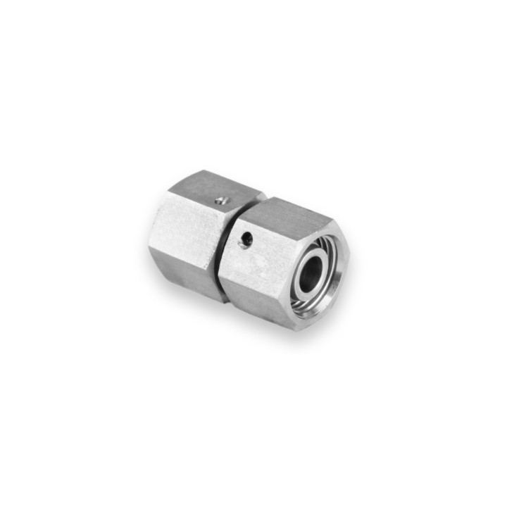 Złączka z dwoma nakrętkami M14x1,5 6S 316Ti X7380-06S (127779)