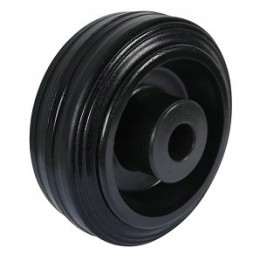Koło pełne gumowe 125 mm