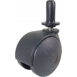 Zestaw kołowy meblowy skrętny 50 mm trzpień+tuleja