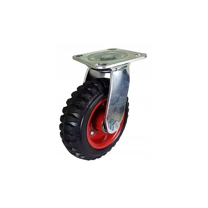 Zestaw kołowy skrętny 200 mm nośność 235 kg