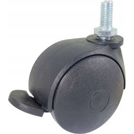 Zestaw kołowy skrętny 50 mm M8x16 trzpień hamulec