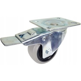 Zestaw kołowy skrętny z hamulcem 80 mm nośn 150kg