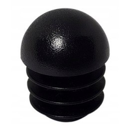 Zaślepka półkolista okrągła Ø 32 czarna 100 szt.