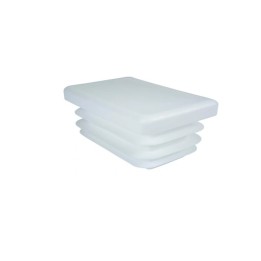 Zaślepka profilu biała 40x100 mm prostokąt 100 szt.