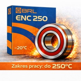 6002 2RS ENC 250°C BRL Łożysko kulkowe proste jednorzędowe (obroty max.: 5600rpm)