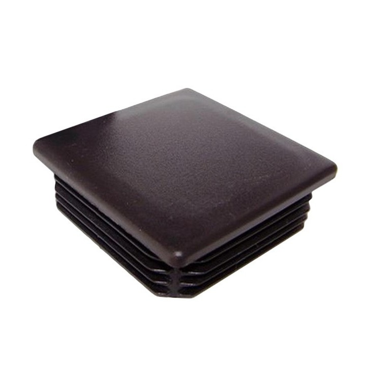 Zaślepka profilu brązowa 100x100 mm kwadrat 5 szt.
