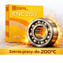 6204 ENC ZZ 200°C BRL Łożysko kulkowe proste jednorzędowe (obroty max.: 4800rpm)