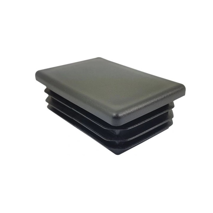 Zaślepka profilu czarna 10x35 mm prostokąt 5 szt.
