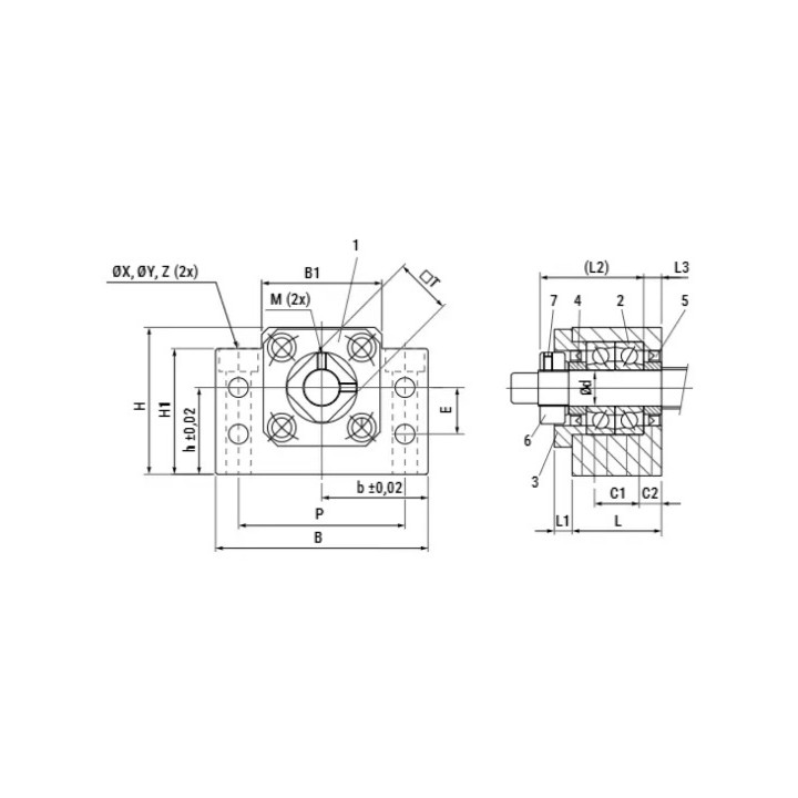 Blok BK 20 HUBBER