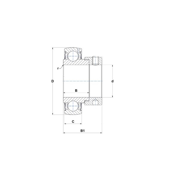 FD 204 SA 204 ŁOŻYSKO SAMONASTAWNE FD204 / SA204