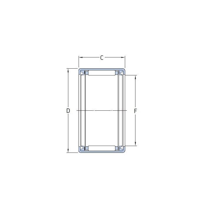 HF1716 GBM Sprzęgło igiełkowe17x23x16