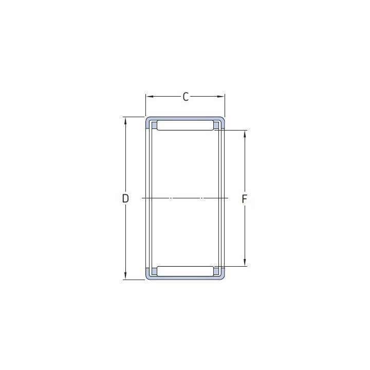 HK 3018 MGK Łożysko igiełkowe 30x37x18