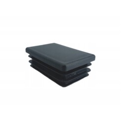 Zaślepka profilu grafitowa 50x80 mm prostokąt 5 szt.