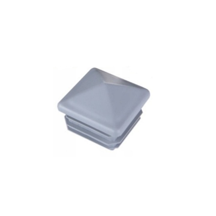 Zaślepka profilu koperta 50x50 mm szara 5 szt.
