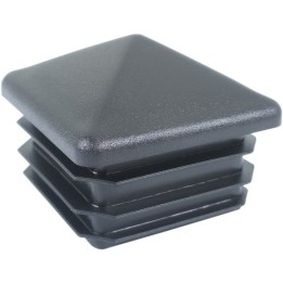 Zaślepka profilu koperta 70x70 mm czarna kwadrat 5 szt.