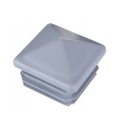 Zaślepka profilu koperta 70x70 mm szara 5 szt.