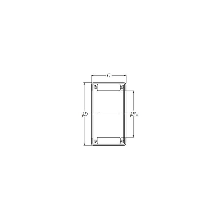 Łożysko igiełkowe BH2212 34,9x44,45x19,05 CZH