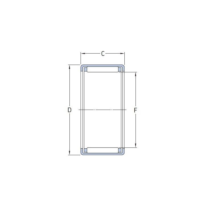 Łożysko igiełkowe HKS 33x38x8 NTN