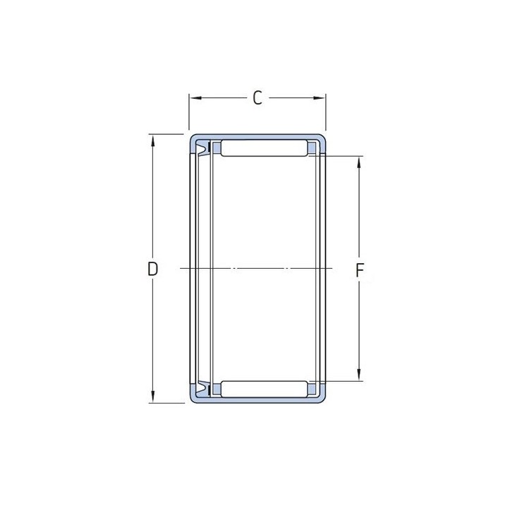 Łożysko igiełkowe HMK 2018 L NTN 20x27x18
