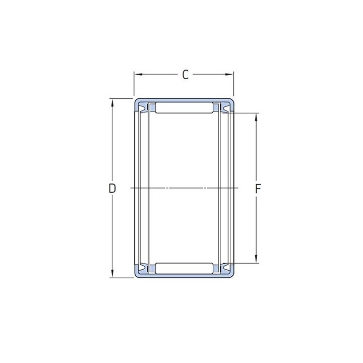 Łożysko igiełkowe HMK 2526 LL NTN 25x33x26