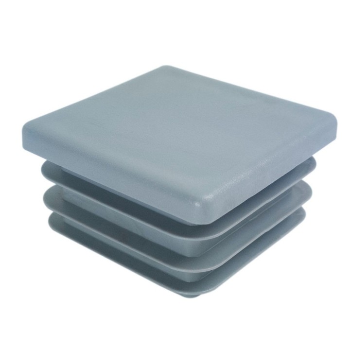 Zaślepka profilu szara 100x100 mm kwadrat 5 szt.