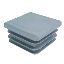 Zaślepka profilu szara 16x16 mm kwadrat 5 szt.