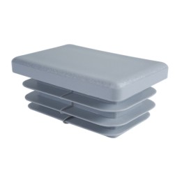 Zaślepka profilu szara 50x70 mm prostokąt 100 szt.