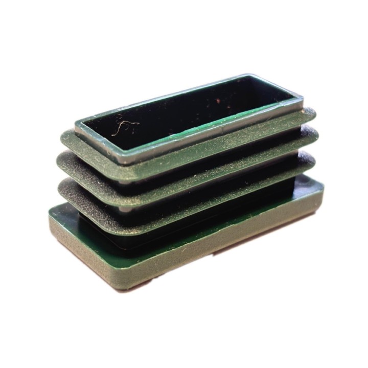 Zaślepka profilu zielona 20x30 mm prostokąt 100 szt.